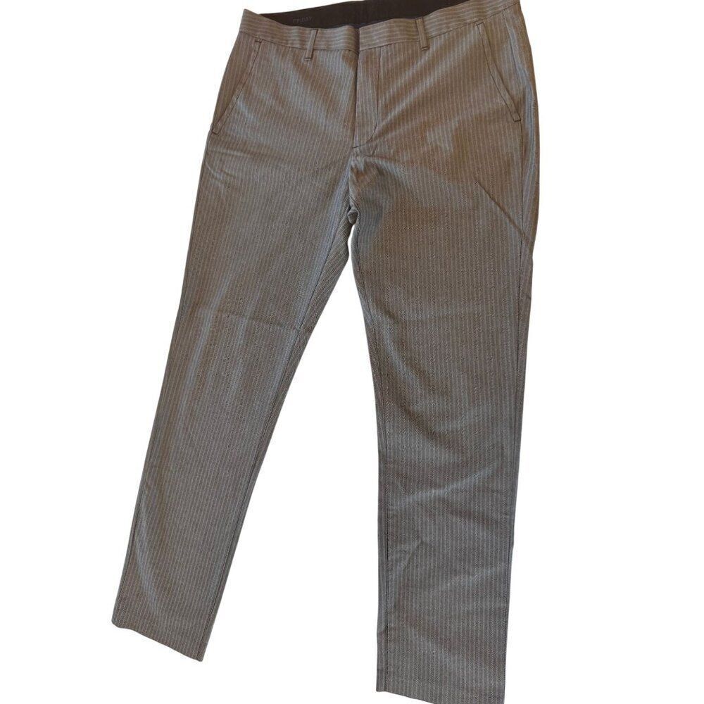 Bonobos Men’s Slim Fit The Friday Dress Pants Size 36x34 Gray Pinstripe preppy